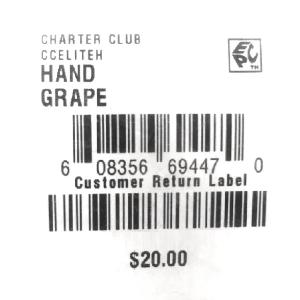3 brand new GRAPE-color Charter Club Elite 100% Hygro Cotton 16